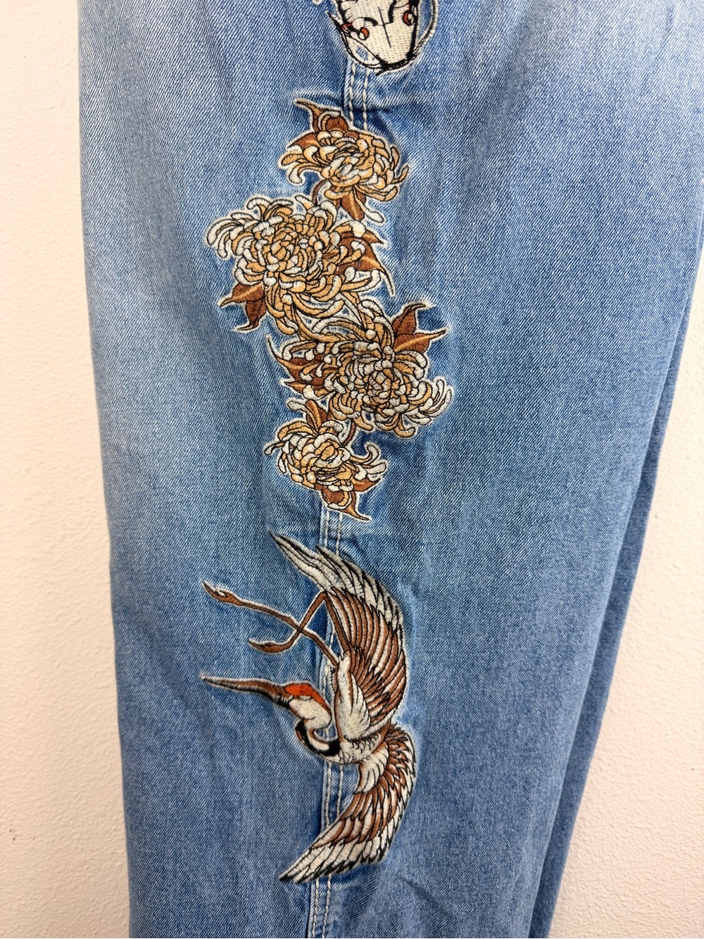 Ninth Hall Idle Embroidered Jeans Womens 16 - Picture 10 of 11